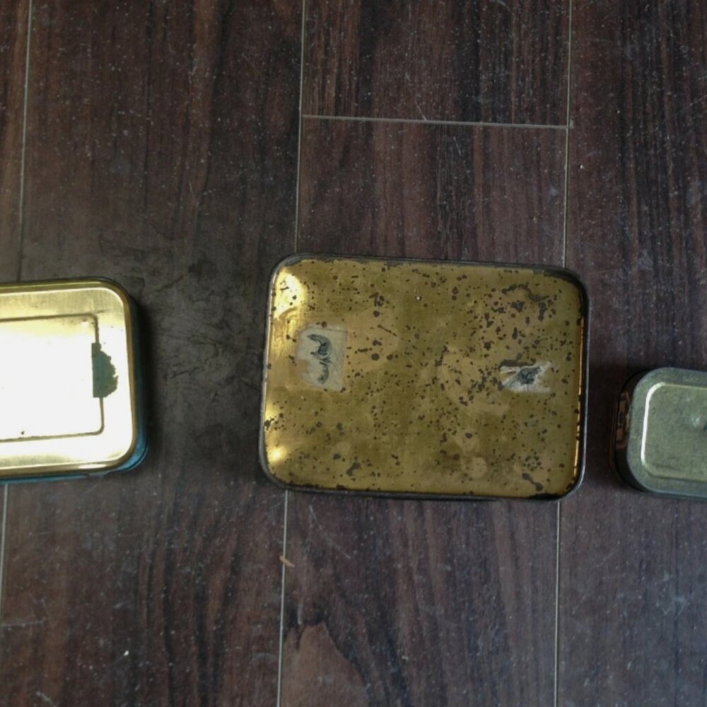 Lot of 3 Vintage Antique Tins Myrtle Cut Edgeworth Murray's Erinmore Farmhouse - Picture 6 of 10